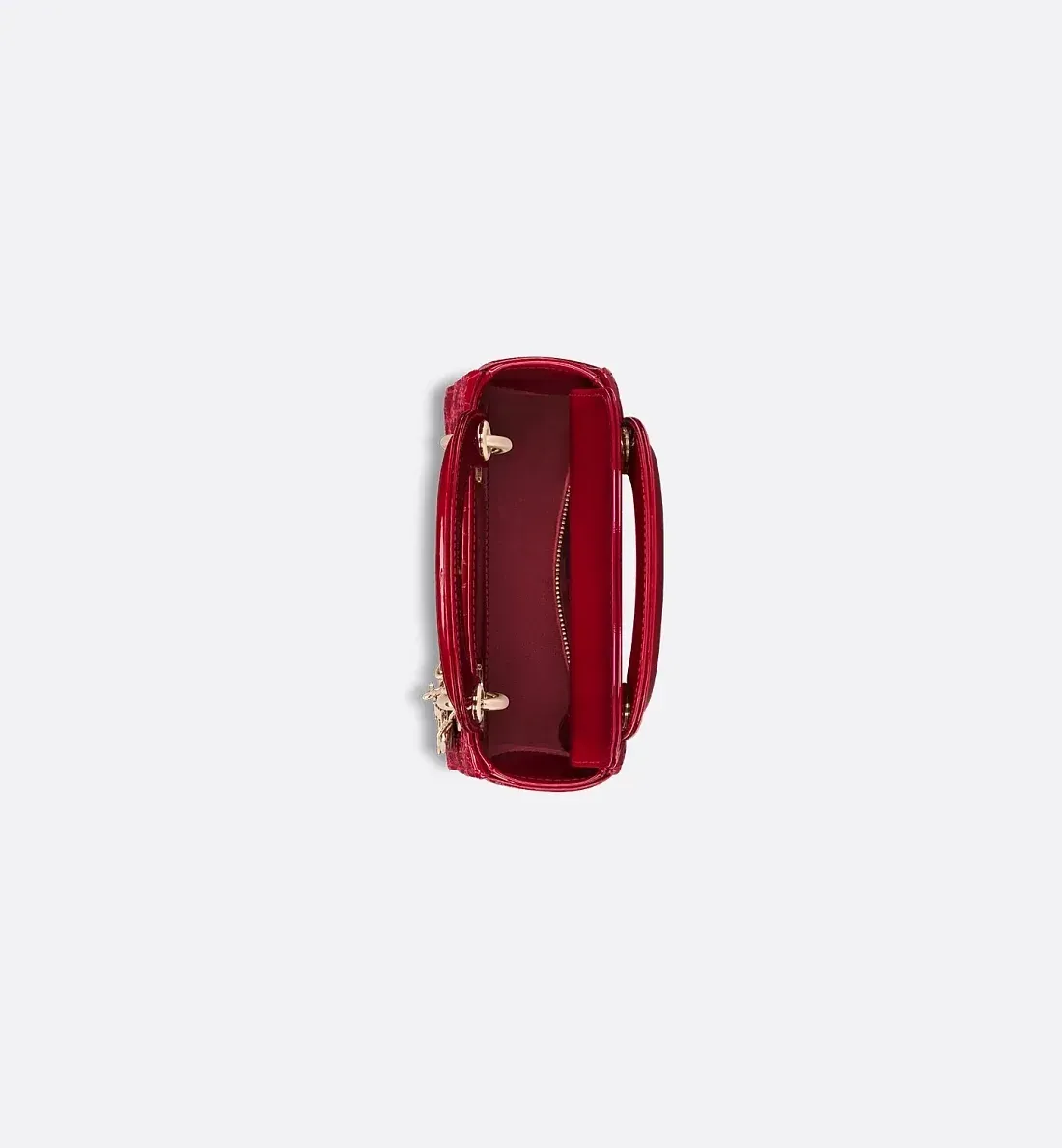 Dior Сумка Lady мини-формата Cherry Red - фото 5