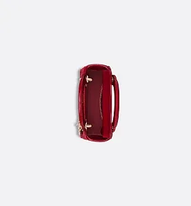 Dior Сумка Lady мини-формата Cherry Red - фото 5