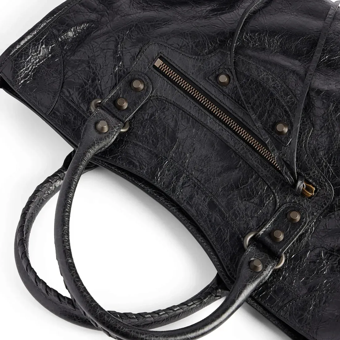 Balenciaga Сумка Le City среднего формата Black - фото 7