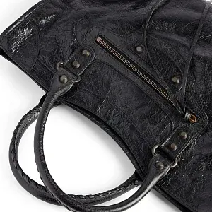 Balenciaga Сумка Le City среднего формата Black - фото 7