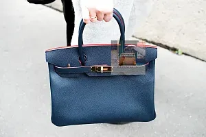 Hermès Birkin 30 Contour Bleu Indigo Epsom Gold Hardware - фото 2