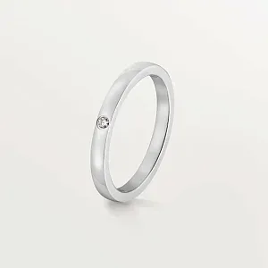 Cartier Обручальное кольцо с 1 бриллиантом Ballerine 2,1 мм - фото 2