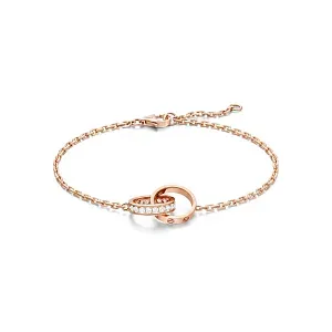 Cartier Браслет Love on chain, half-paved Men - фото 1
