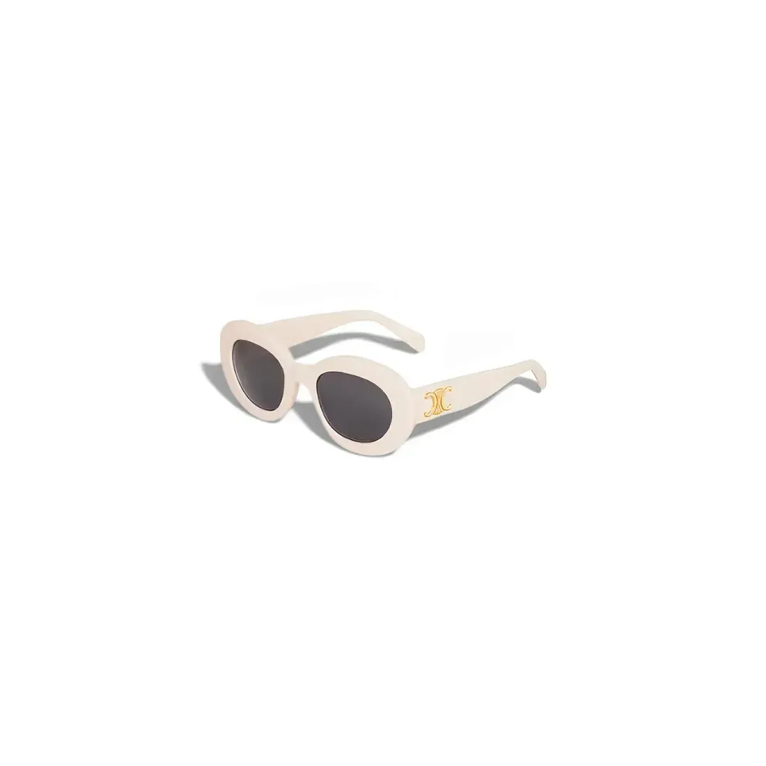 Celine Солнцезащитные очки Triomphe Skate 01 Ivory - фото 2
