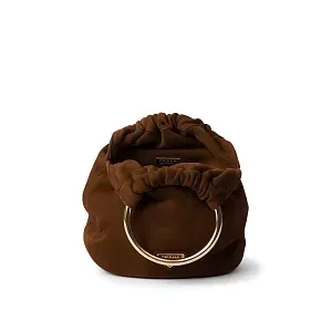 Prada Мини-сумка из замши - фото 5
