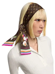 Louis Vuitton Шелковая лента Superflat Character TM x - фото 2