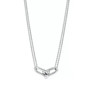 Tiffany & Co. Подвеска HardWear Large Double Link Pendant in Sterling Silver - фото 1