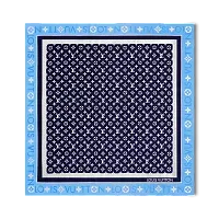 Louis Vuitton Платок-каре Monogram Infinity 90 Bleu Marine - фото 1