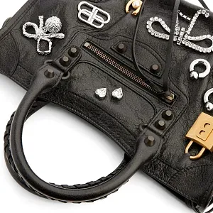 Balenciaga Сумка Le City With Pins маленького формата - фото 7