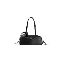Balenciaga Сумка Carrie Bowling маленького формата Black - фото 1