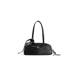 Balenciaga Сумка Carrie Bowling маленького формата Black - фото 1