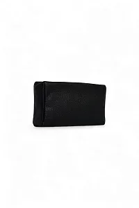 The Row Клатч Compact Square Clutch Black из кожи - фото 3