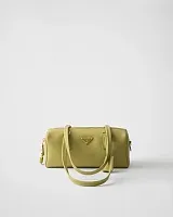 Prada Кожаная сумка среднего размера с верхней ручкой и замком Pistachio Green - фото 1
