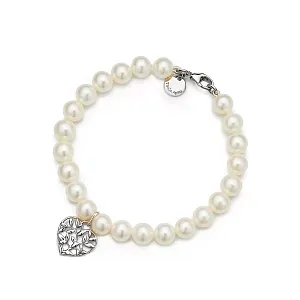 Tiffany & Co. Браслет Paloma Picasso Olive Leaf Pearl Heart Bracelet - фото 1