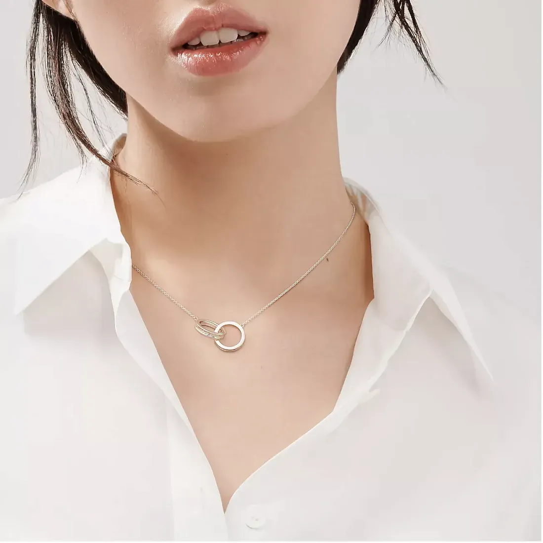Tiffany & Co. Подвеска 1837 Interlocking Circles Pendant - фото 2