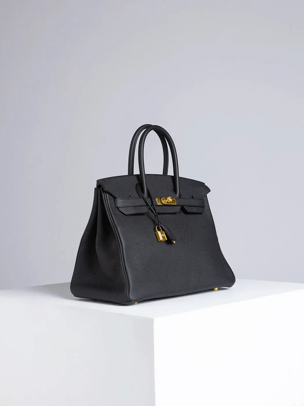 Hermès Сумка Birkin 35 Black Togo Gold Hardware - фото 6