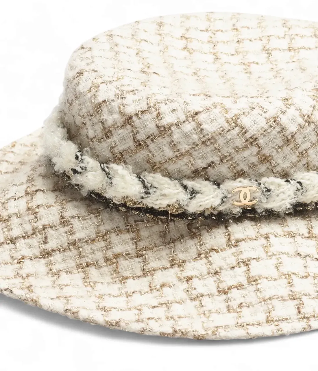 Chanel Шляпа Ecru, Beige and Gold - фото 2