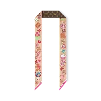 Louis Vuitton Шелковая лента Xmas Vivienne BB Brown - фото 1