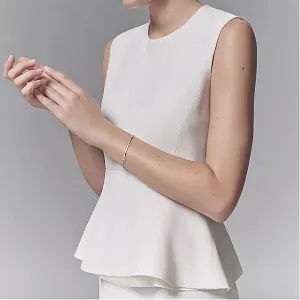 Tiffany & Co. Браслет T Smile Bracelet White Gold - фото 2