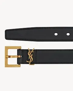 Saint Laurent Ремень Cassandre Black - фото 2