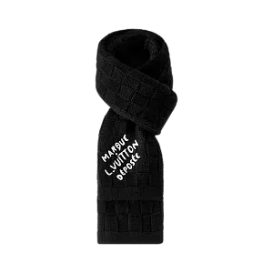 Louis Vuitton Шарф Damier Snug Black - фото 2