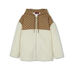 Gucci Куртка на молнии из шерсти интарсии GG - фото 1