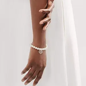 Tiffany & Co. Браслет Paloma Picasso Olive Leaf Pearl Heart Bracelet - фото 2