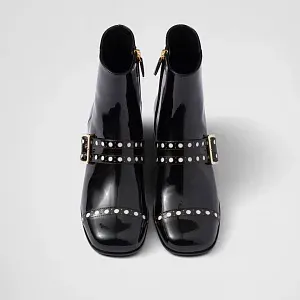 Prada Ботинки из лакированной кожи - фото 3