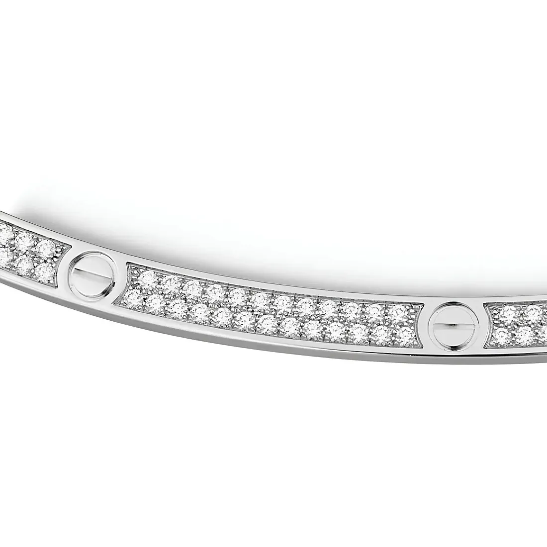 Cartier Колье Torque Love, paved - фото 3