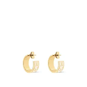 Louis Vuitton Серьги Nanogram Enamel White - фото 4