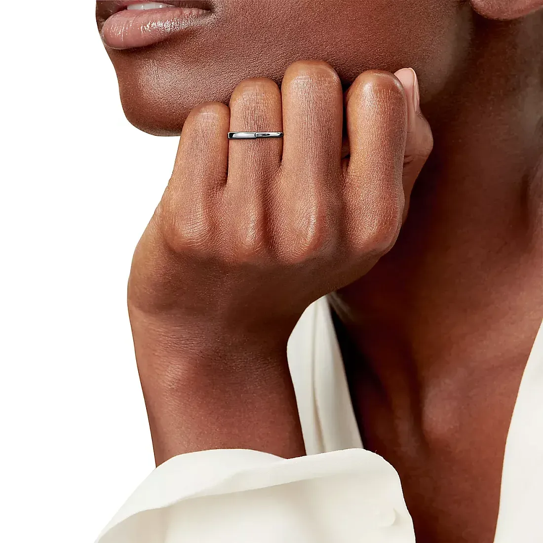 Tiffany & Co. Кольцо Lock Ring White Gold - фото 2
