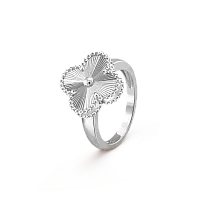 Van Cleef & Arpels Кольцо Vintage Alhambra White Gold - фото 1