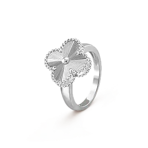 Van Cleef & Arpels Кольцо Vintage Alhambra White Gold - фото 1