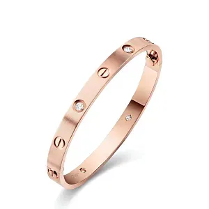 Cartier Браслет Love classic model, brushed, 4 diamonds Men - фото 5