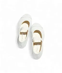 Chanel Кожаные туфли Мэри-Джейн White - фото 2