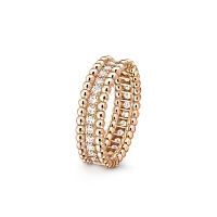Van Cleef & Arpels Кольцо Perlee Diamants Rose Gold - фото 1
