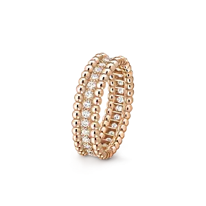 Van Cleef & Arpels Кольцо Perlee Diamants Rose Gold - фото 1