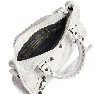 Balenciaga Сумка Le City мини формата Optic White - фото 6