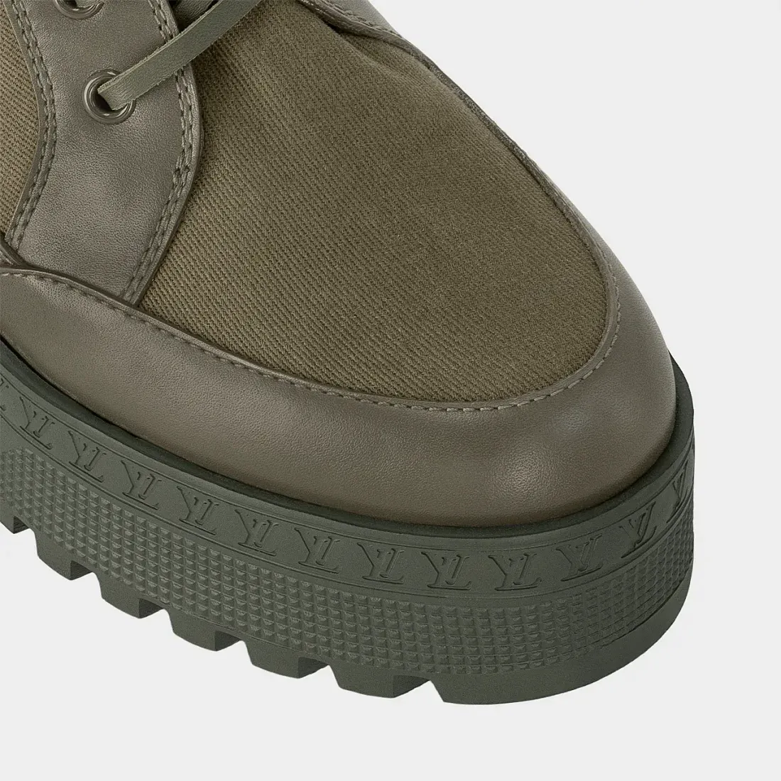 Louis Vuitton Дезерты Laureate на платформе Khaki - фото 3