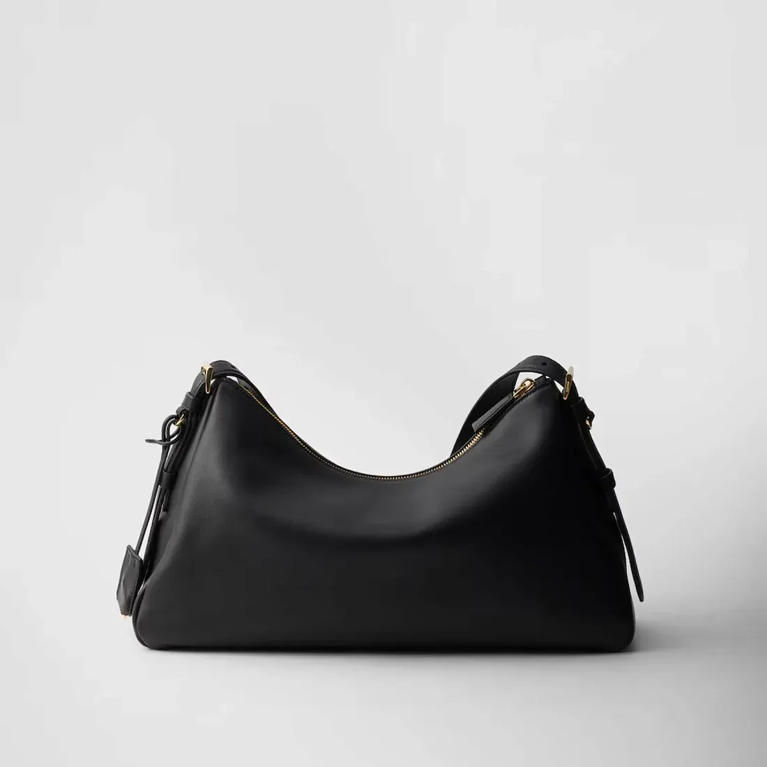 Prada Сумка на плечо Aimee Large из кожи Black - фото 4