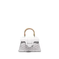 Goyard Мини-сумка Saigon Souple White - фото 1