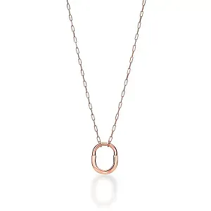 Tiffany & Co. Подвеска Lock Medium Pendant Rose Gold - фото 1