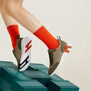 Hermès Кроссовки Bouncing Vert Toundra - фото 2