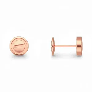 Cartier Серьги Love stud earrings Rose - фото 4