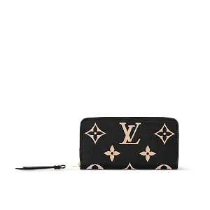 Louis Vuitton Кошелек Zippy Black/ Beige - фото 1
