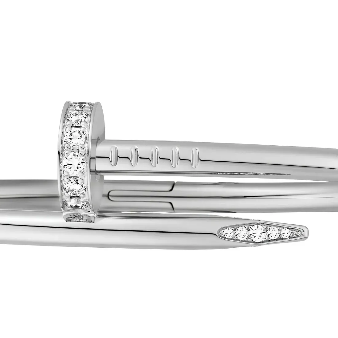 Cartier Браслет Juste Un Clou Bracelet Classic Model with diamonds - фото 5
