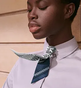 Hermès Шелковый платок Twilly - фото 2