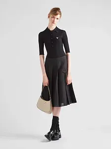 Prada Сумка Cleo из лакированной кожи Desert - фото 8