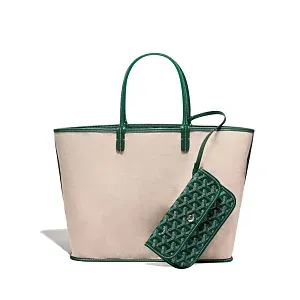 Goyard Сумка-тоут Saint Louis PM Green - фото 2