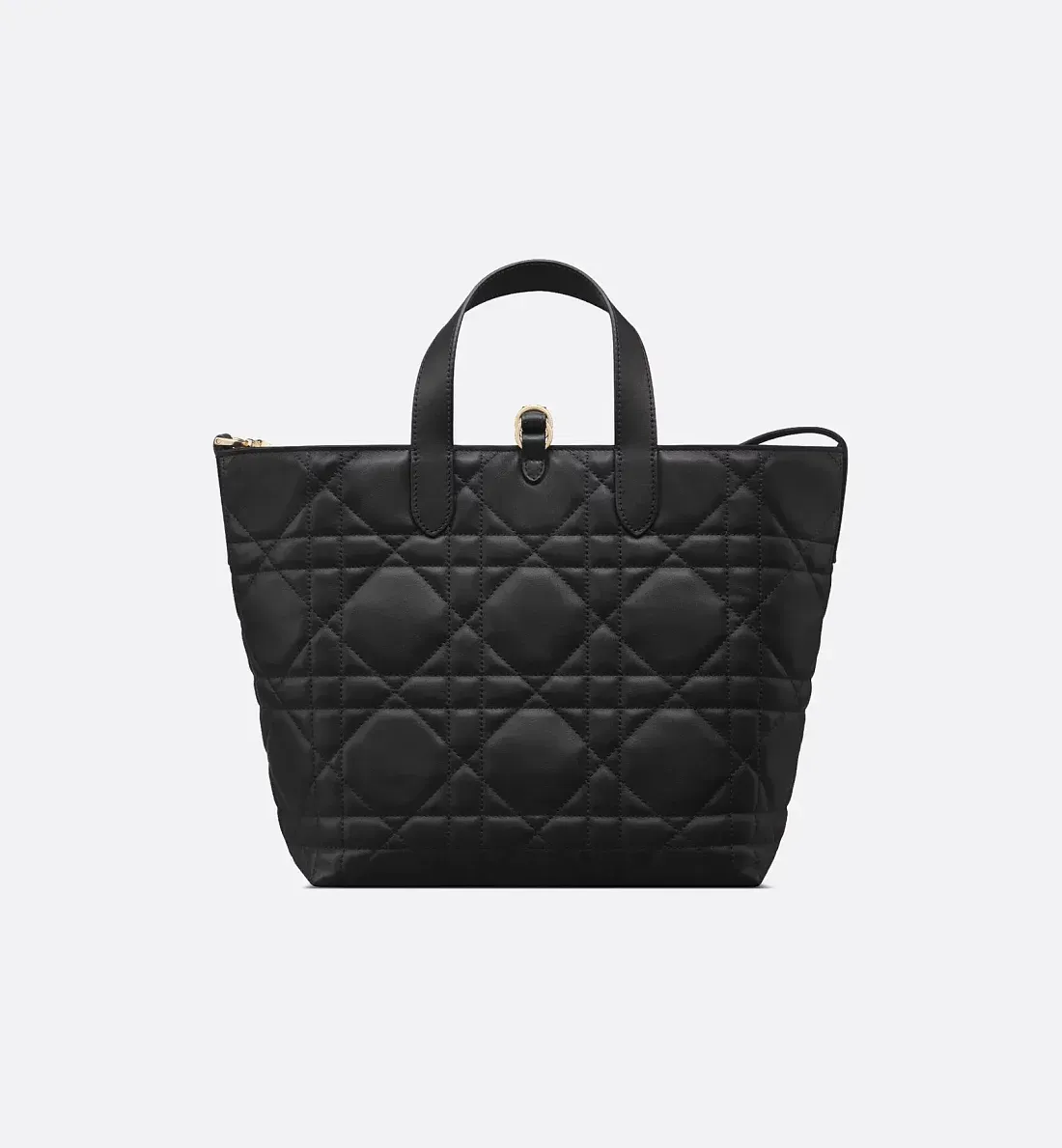 Dior Вертикальная сумка-тоут Toujours среднего формата Black - фото 3